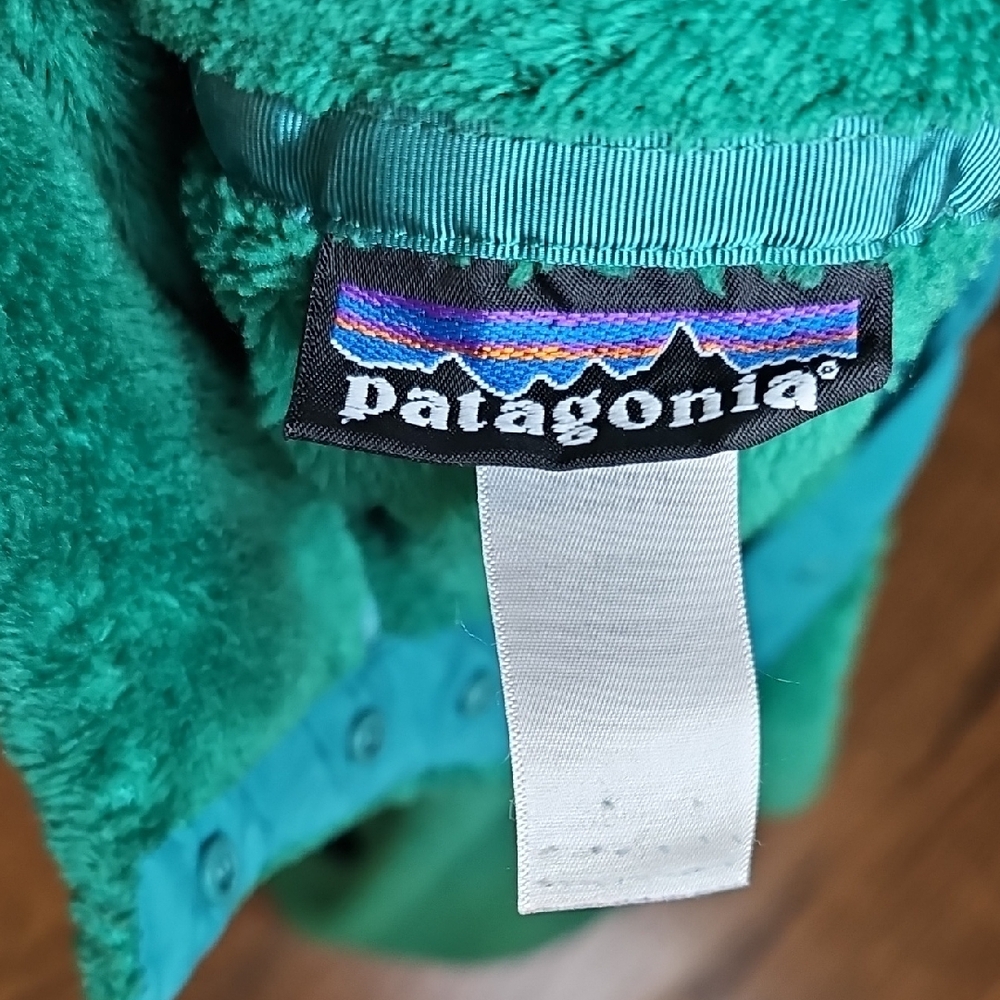 Patagonia Greenish Teal Fleece Pullover - Picture 8 of 12